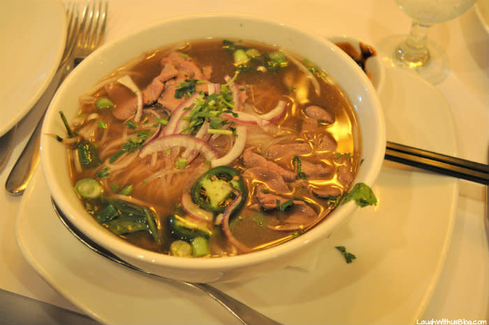 Pho bowl at Asparagus in Merrillville, Indiana
