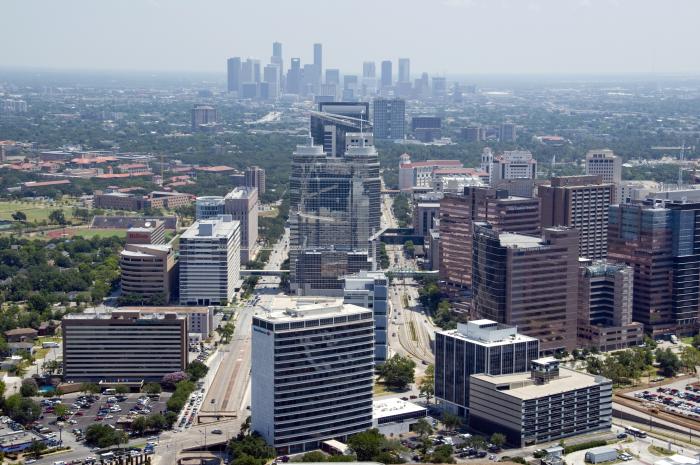 Texas Medical Center from Aerial Shot