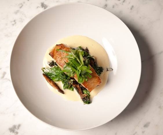 The Salmon Soy is just one of several fresh and healthy options coming out of Restaurant Calla.