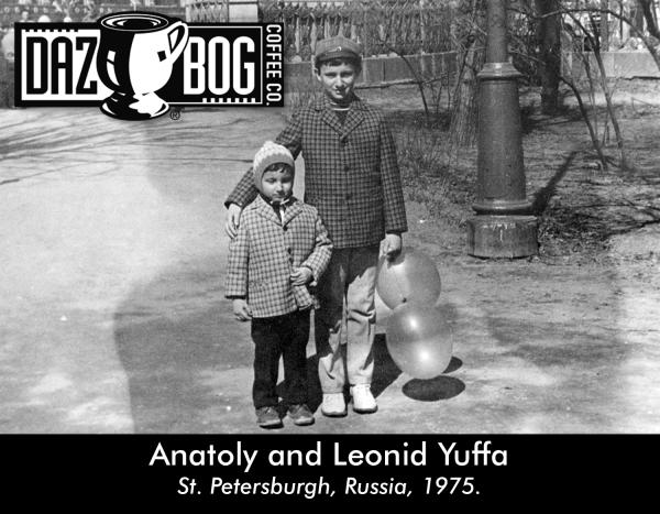 Dazbog Coffee founders Anatoly and Leonid Yuffa
