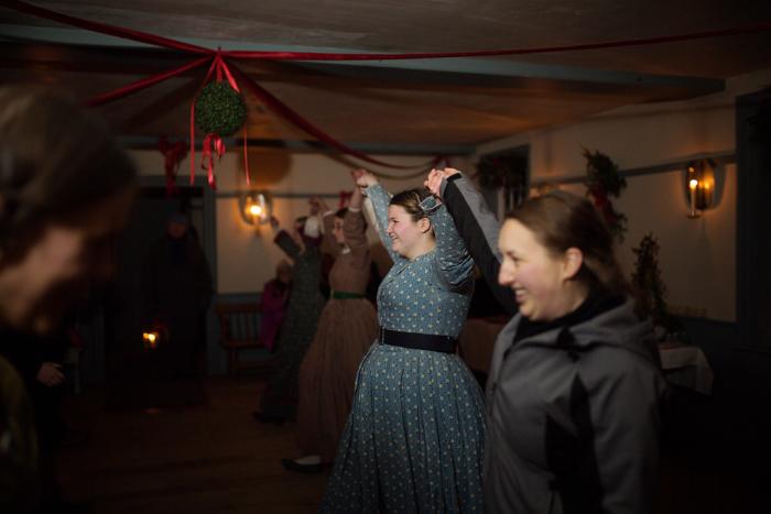 Dancing at Yuletide in the Country