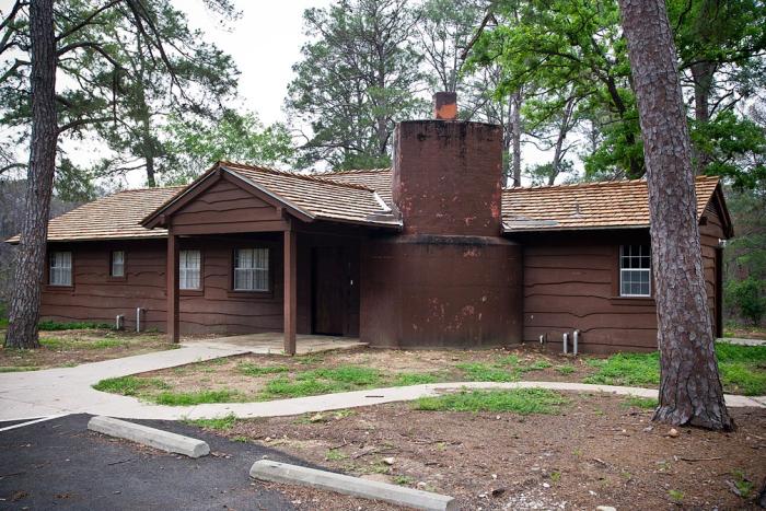 Cabin By Trees