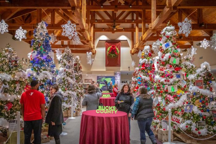 Holiday Trees at the Visitor Center 2018