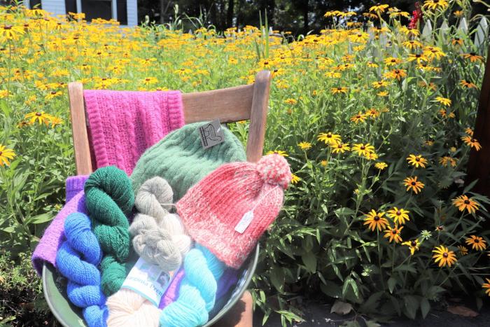 Knitted goods from Butterfly Hill Farm Store