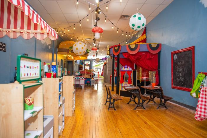 Play area at the Curious Little Playhouse