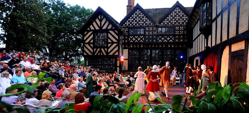 Crowd At The Richmond Shakespeare Festival Watching A Play