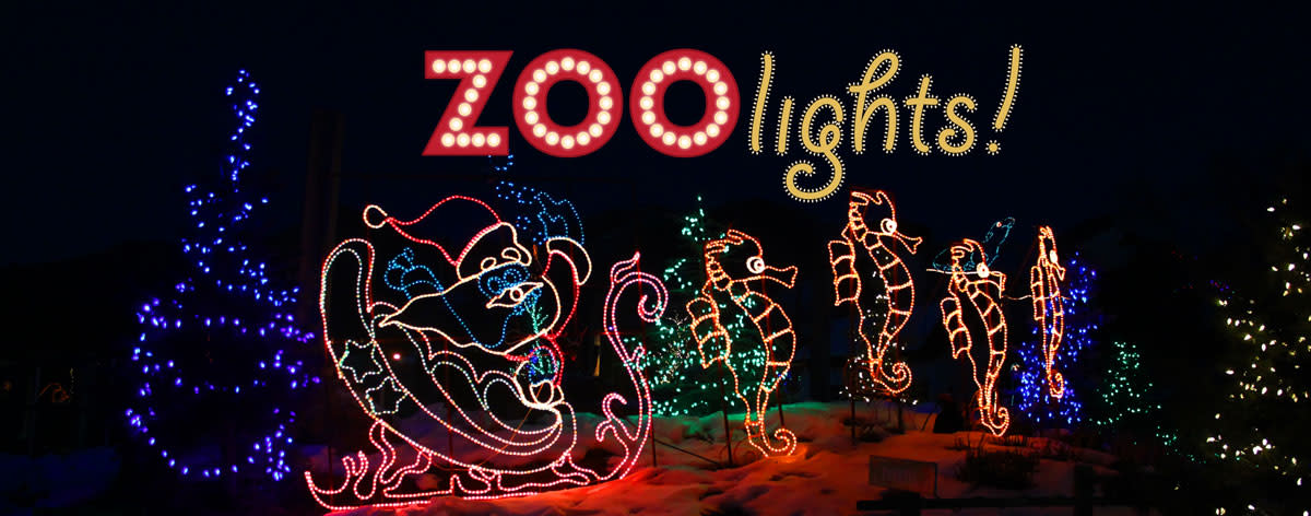 Hogle Zoo Lights display