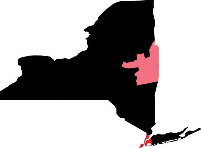 NYC to Capital-Saratoga Map
