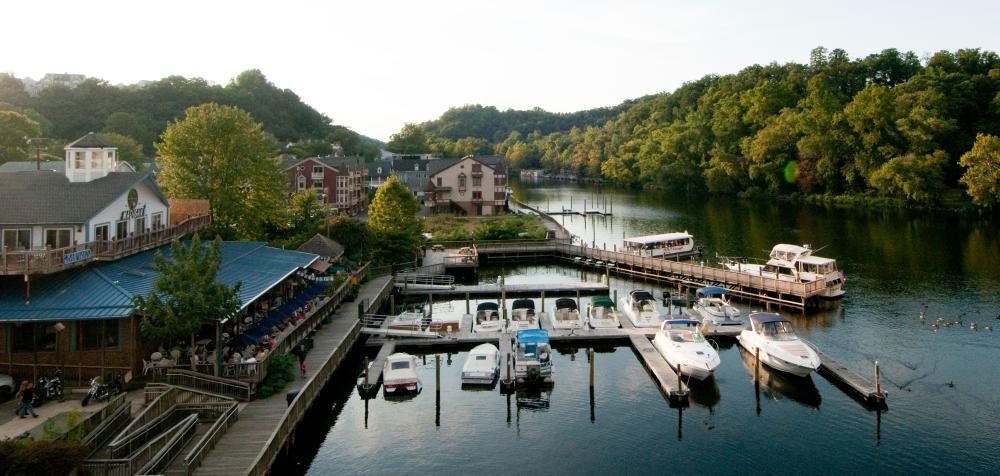 outdoor view of Madigan's waterfront dining