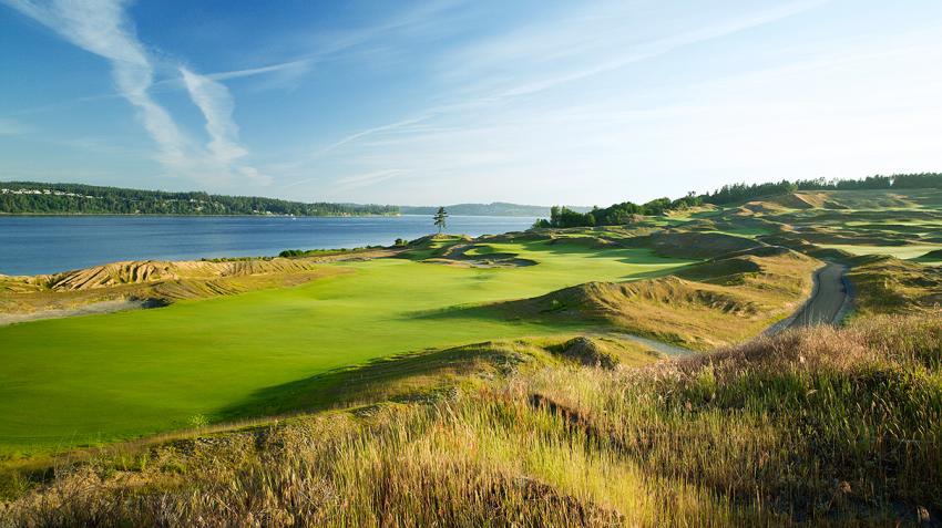 Chambers Bay Golf Course in University Place, WA.