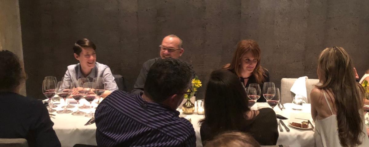 Photo of media dinner