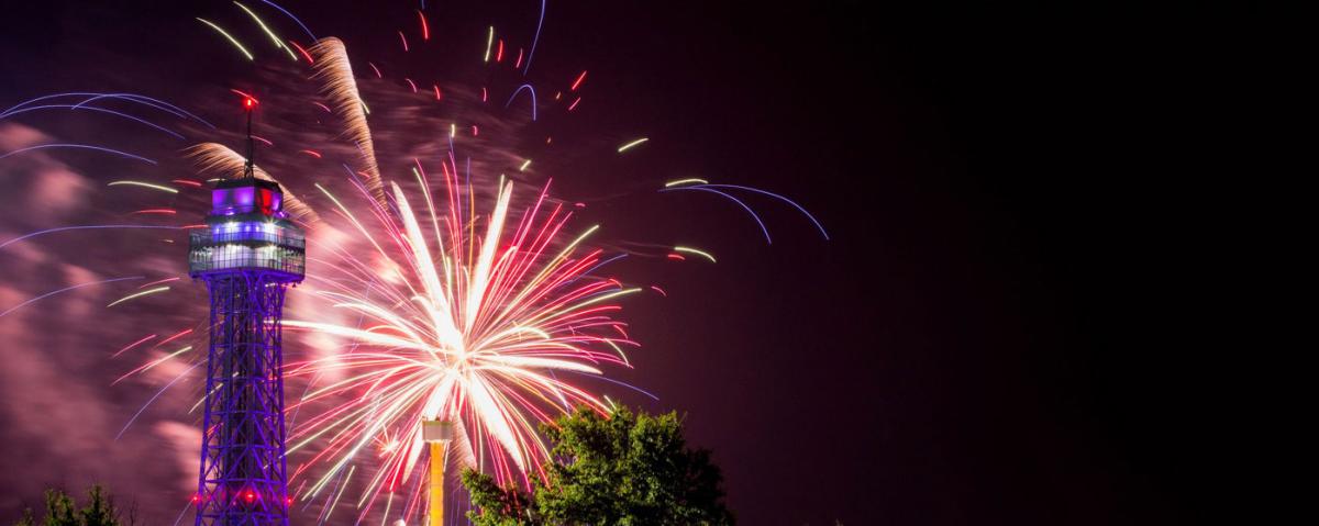 Kings Dominion Memorial Day fireworks in Richmond, VA