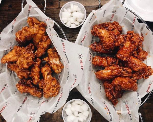 basket of chicken wings
