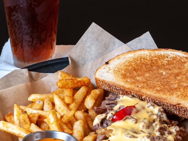 Steak Panini & Fries