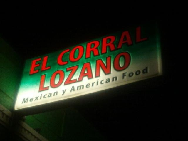 El Coral Lozano Sign