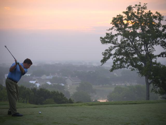 Fog Golf Shot
