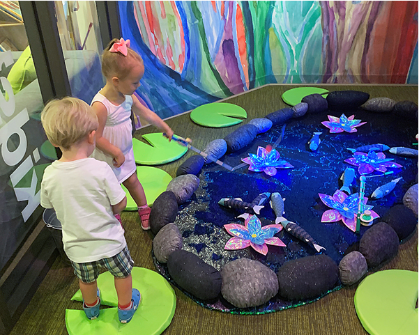Delaware Art Museums Kids Playing at Kids Corner