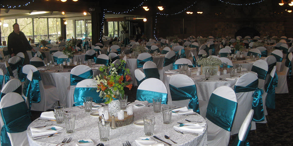 Banquet Tables At Wildlife Prairie Park In Peoria, IL