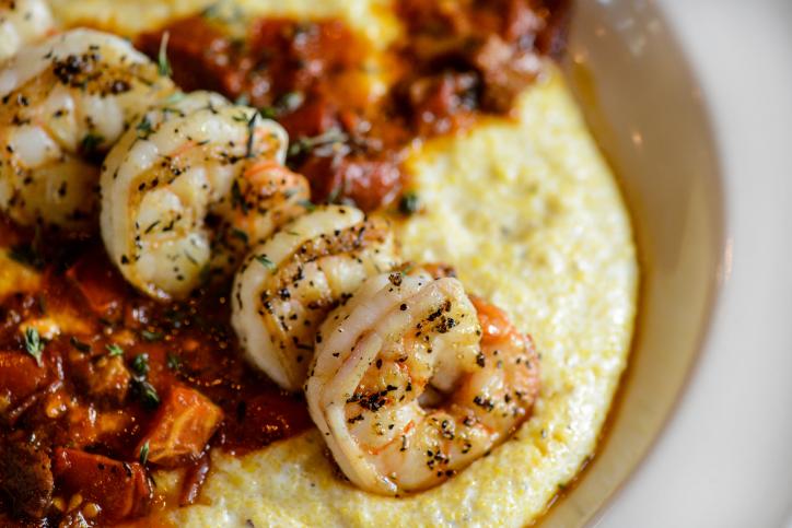 Shrimp & Grits from 1910 in Lake Charles, La.