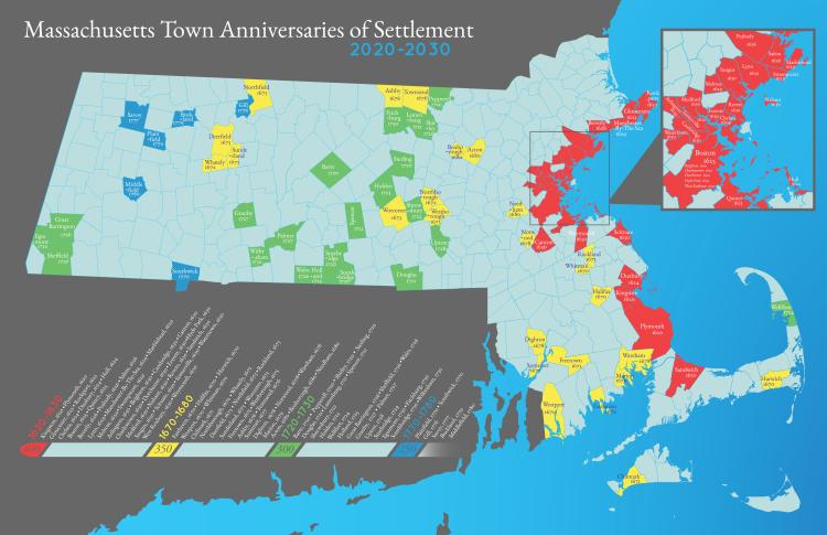 Massachusetts Settlement Anniversaries