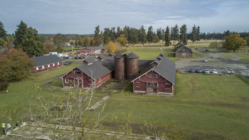 Barns at Fort Steilacoom Park in Lakewood