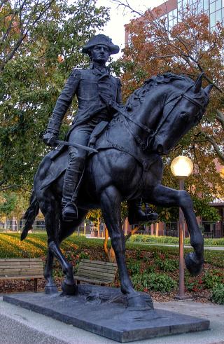 Anthony Wayne Statue in Freiman Square