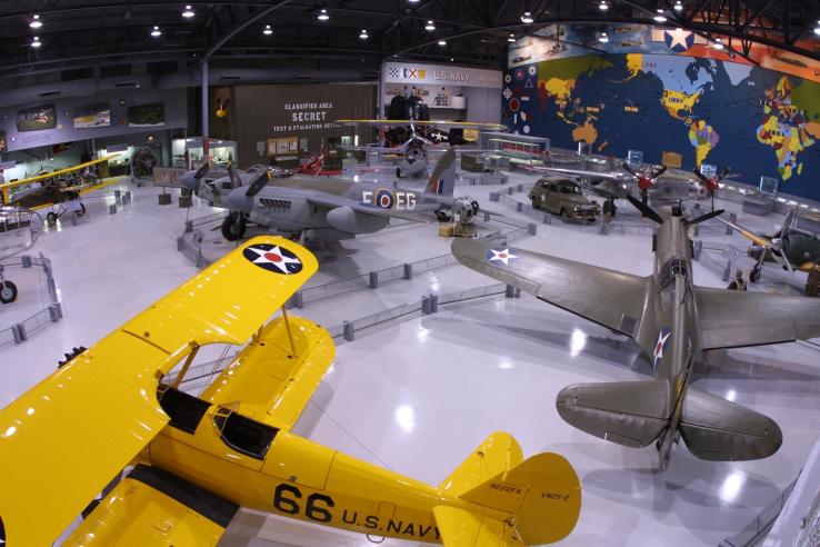 EAA Aviation Museum Yellow Plane