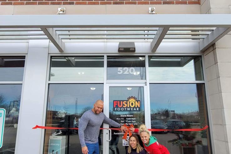 Front of Fusion Footwear