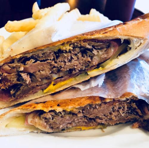 A Sandwich Cubana, served fresh at El Rincon Tropical in Virginia Beach.