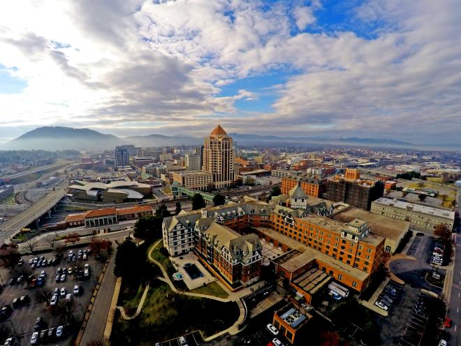 Downtown Roanoke Virginia