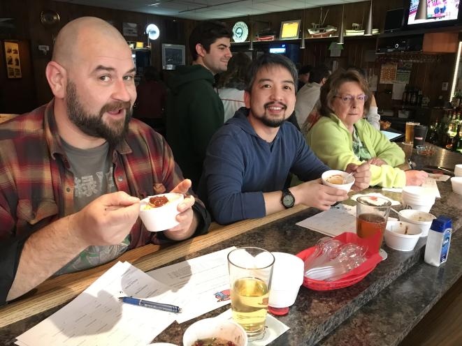 patrons having fun