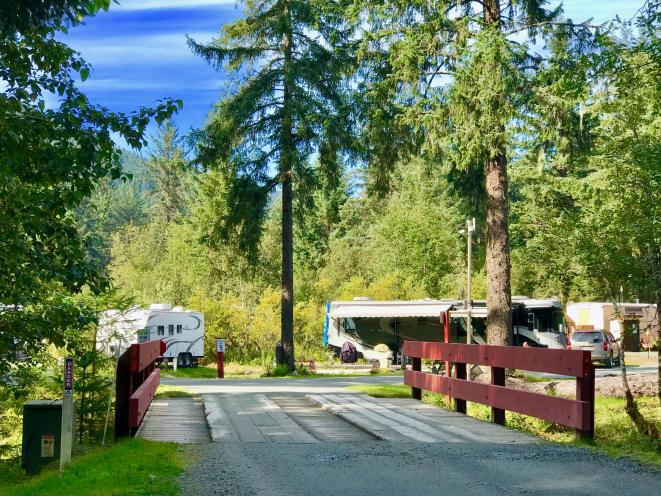 Entering the Campground