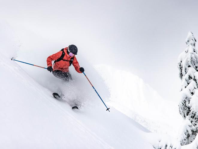 Skier at Eaglecrest
