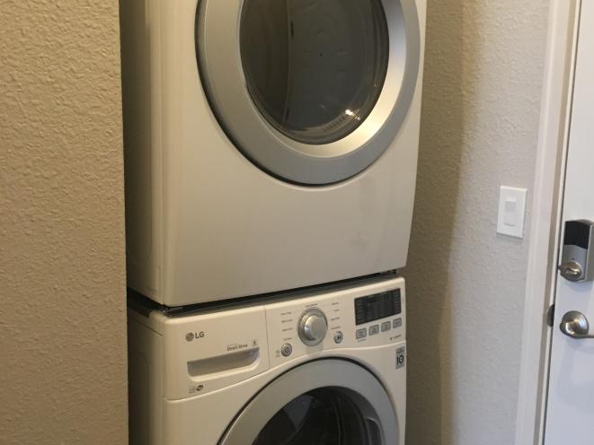 Washer and dryer in every apartment
