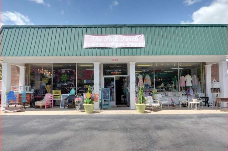 Pink Porch Exterior