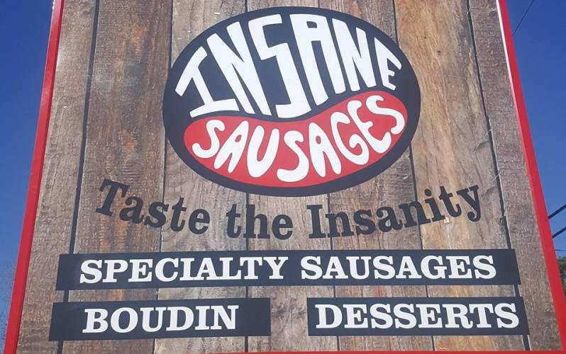 Insane Sausages Sign