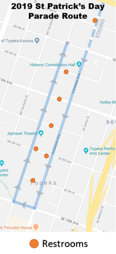 christmas parade route 2020 topeka ks St Patrick S Day Parade christmas parade route 2020 topeka ks