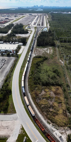 Image of an aerial view of the International Container Transfer Facility