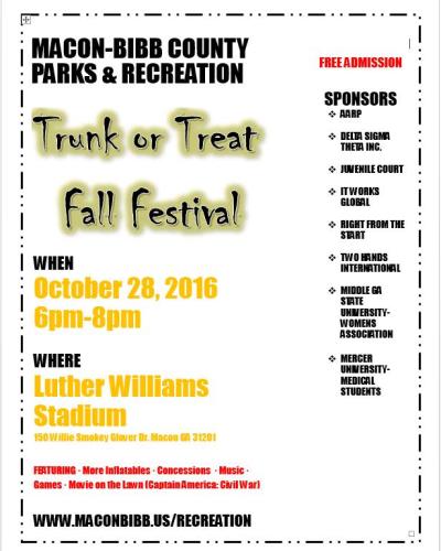 Trunk or Treat 2016