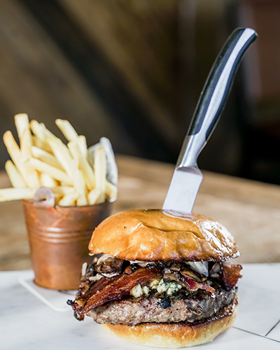 Black and Blue Burger