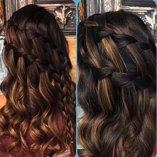 The braid bar at Meleesa The Salon