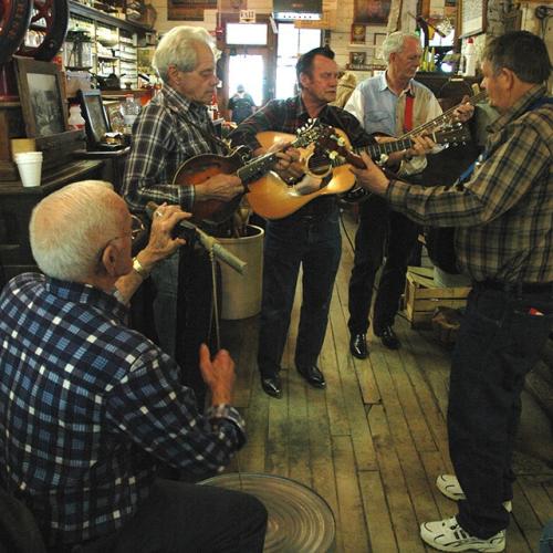 Musicians at Mast General Store