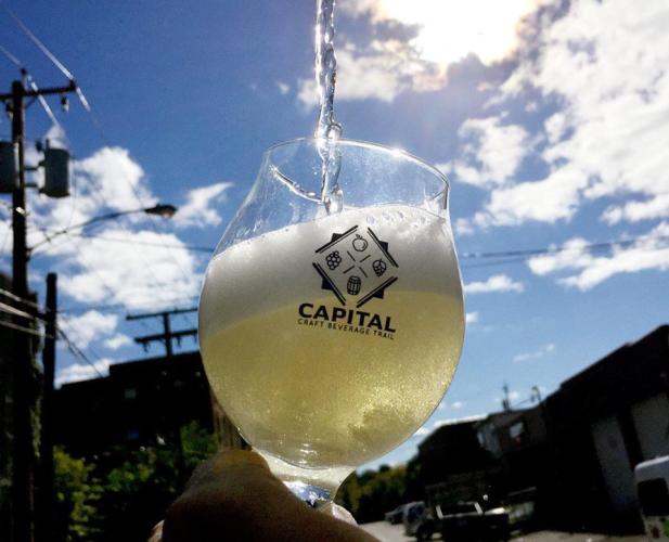 Capital Craft Bev Trail wine glass