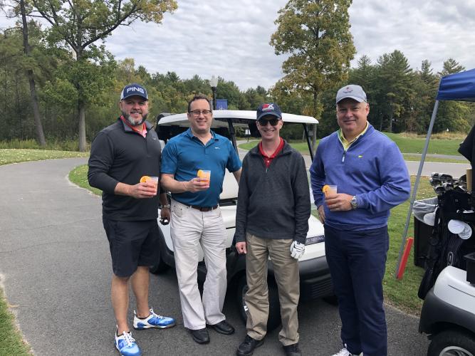 Darryl, AJ, Ryan and Todd at the Saratoga Sunrise station