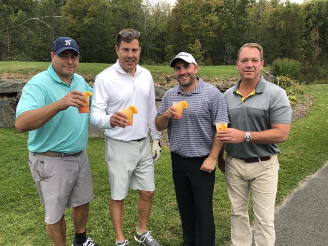 Matt D'Abate and three others with Saratoga Sunrises