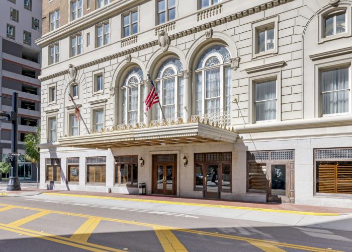 Floridan Palace Hotel Cass Street Entrance