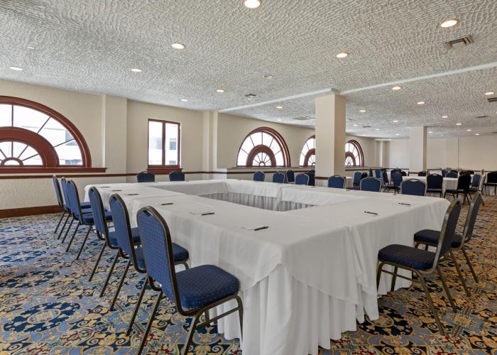 Floridan Palace Hotel Mezzanine Room Hollow Square Conference Set-Up