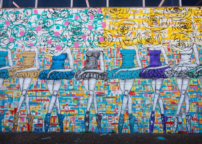 Ballerinas Mural