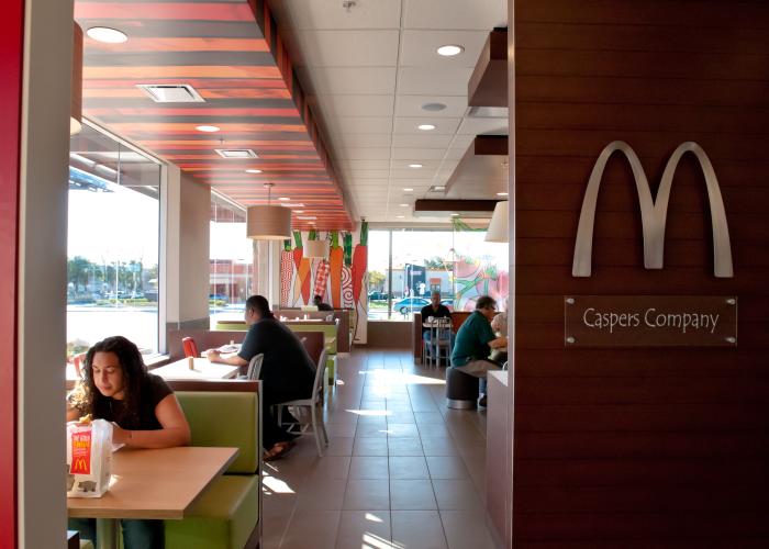 McDonald's Interior at 1905 N. Dale Mabry Hwy.