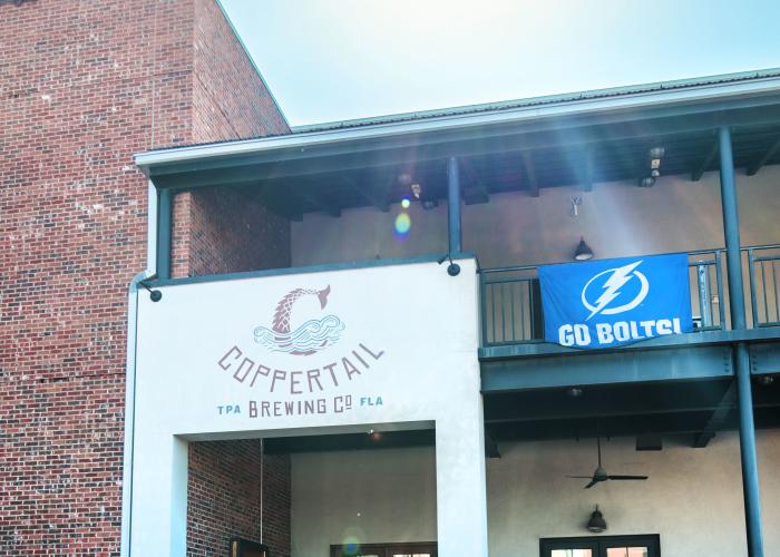 Coppertail Brewing Co. front entrance